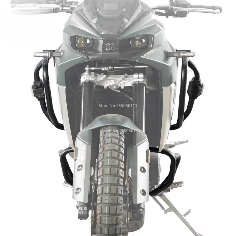 Motorcycle Crash Bar For KOVE 800X For Colove 800X ADV 2022-2024 Landing Protector Engine Guard Bar Carbon Steel Bumper