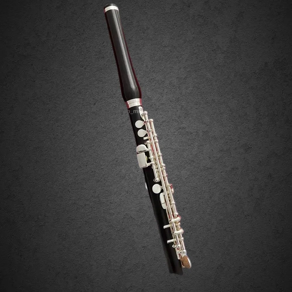 

Флейта пикколо из черного сандалового дерева (гренадилла) 2026 года, тон C, с раздельным E, с кейсом, новая, 6 шт.