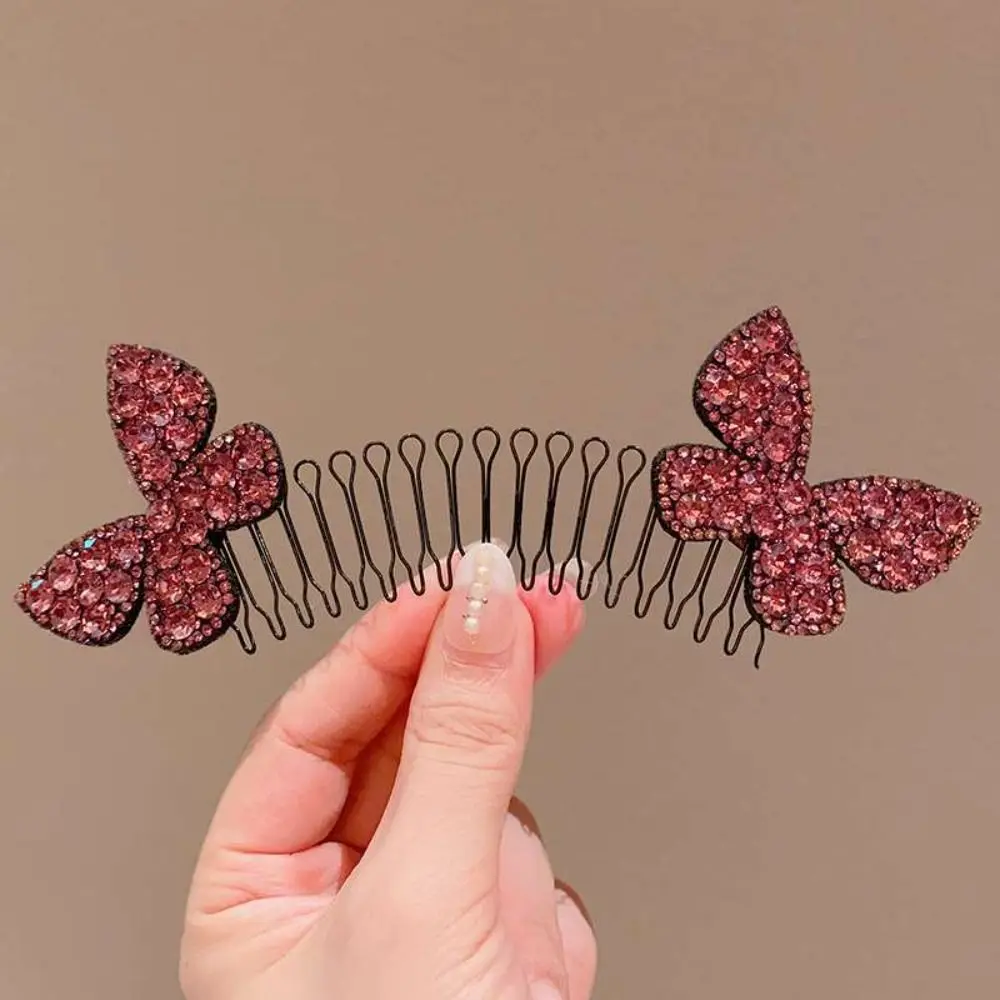 Children\'s Invisible Broken Hair Hairpin Adult Tiara Tools Curve Needle Bangs Fixed U Shape Insert Hair Styling Comb Accessories