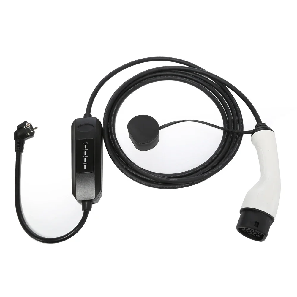 

Portable 13A EU Standard EV Charger New Energy Car Home Charging Gun with Indicator Light