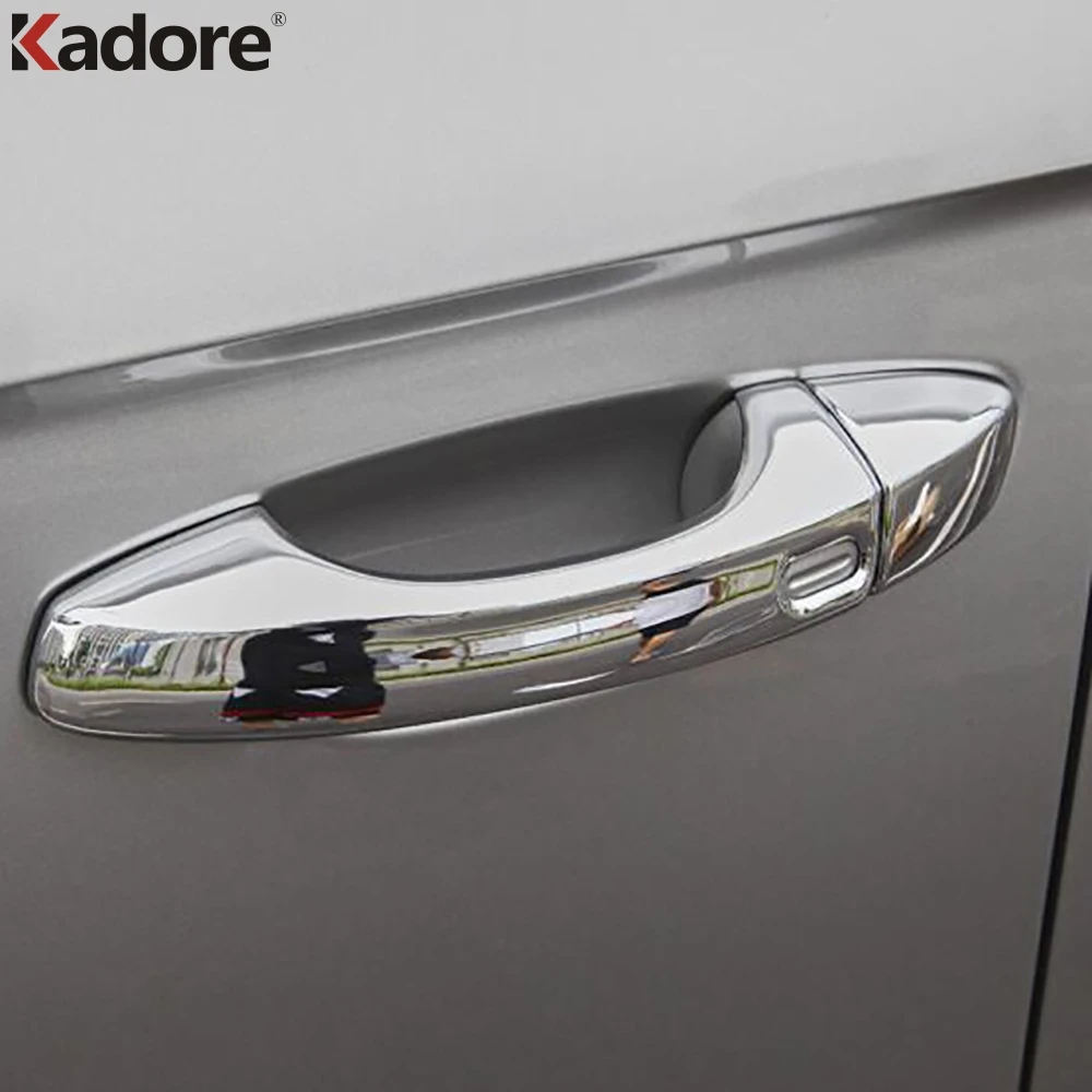 For VW Volkswagen T-ROC TROC 2017-2021 2022 2023 2024 Side Door Handle Cover Trim Sticker Styling Car Exterior Accessories