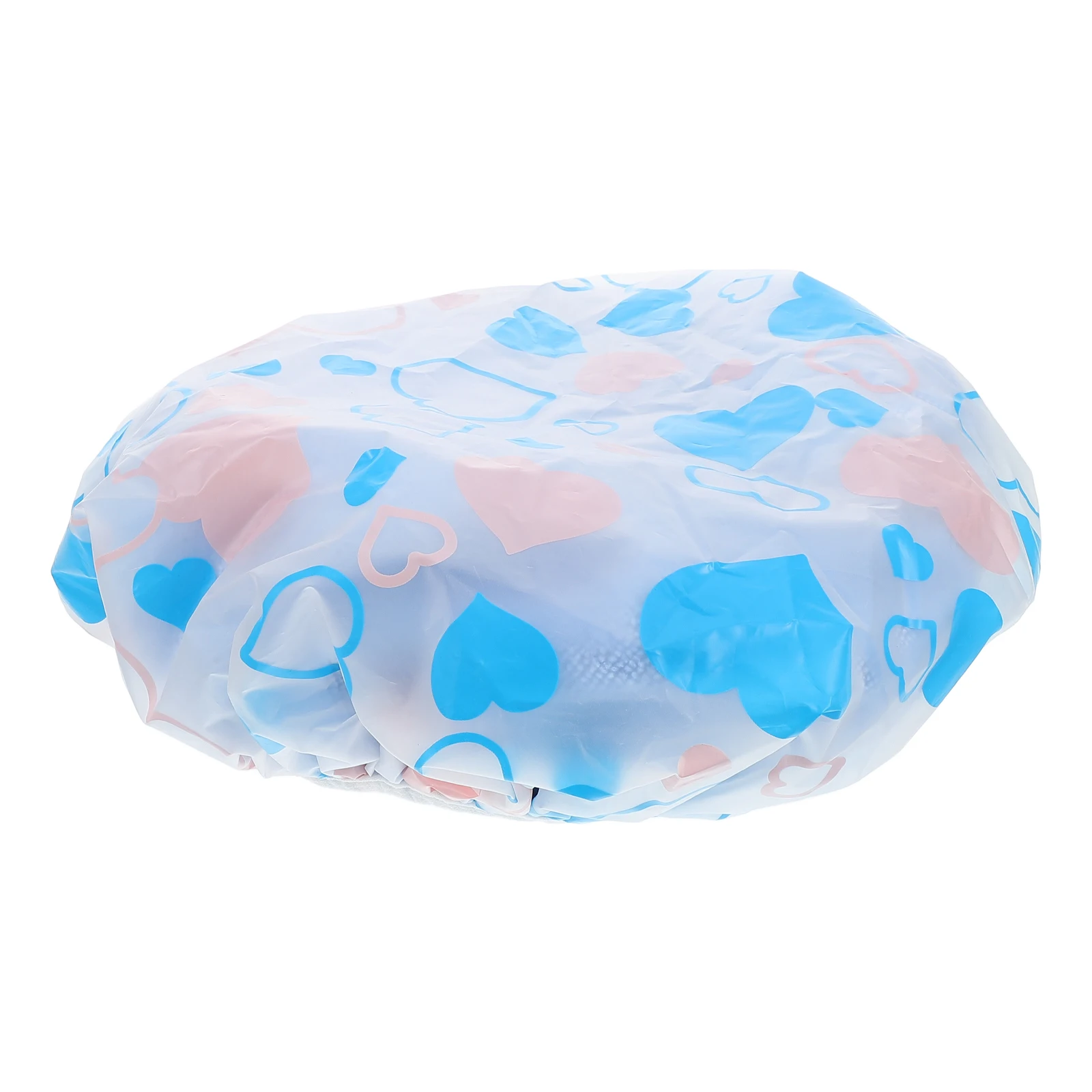 

Cute Bathing Shower Cap Hair Hat Thick Towel Fabric Reusable Waterproof Kids Curly Hair Dry Perm Spa Accessories