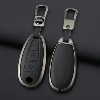 適用於鈴木S-Cross、Eitrga、Swift等車型的汽車皮革鋅合金鑰匙殼,金屬鑰匙鏈,內裝裝飾配件 6 最佳銷售 鈴木跨界車 - №3