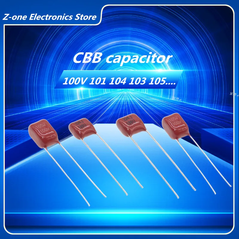 20PCS 100V 101J 102J 103 105J 224J 471 472J 473 474 683J 1NF 10NF 1UF 100PF 470PF 470NF 104J 100NF 0.1UF 100V 104 CBB capacitor