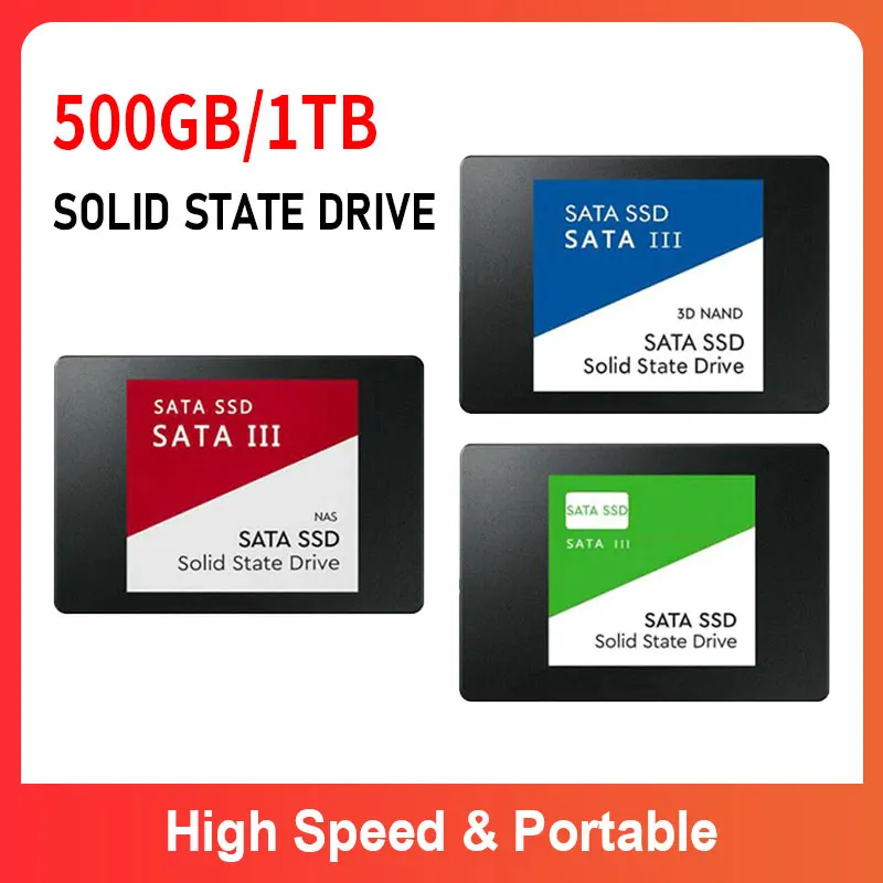 Imagem -02 - Nova Alta Velocidade 2.5 Polegada 1tb Portátil Ssd Sata Iii Disco Rígido para Portátil Microcomputador Desktop 500gb Interno de Estado Sólido Duro