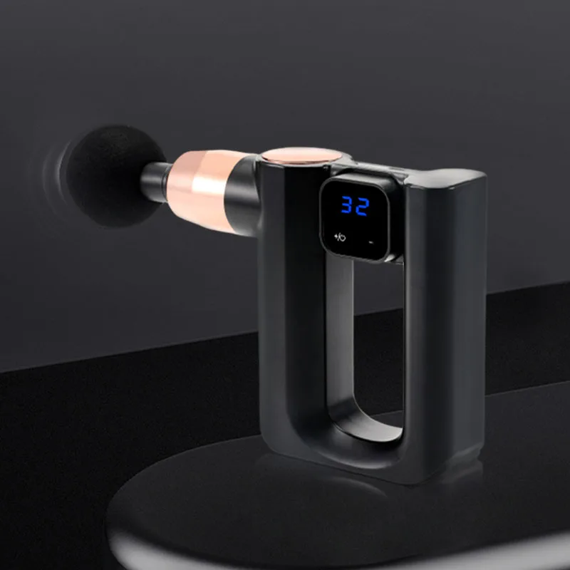 

New PRO Percussion Logo Portable Hand Facial Muscle Robotic Rotating Fascial Body Deep Tissue Mini Massager