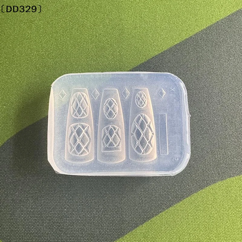 Silicone Nails Mold Plaid Bow  - Resin Art Templates Free recension och pris
