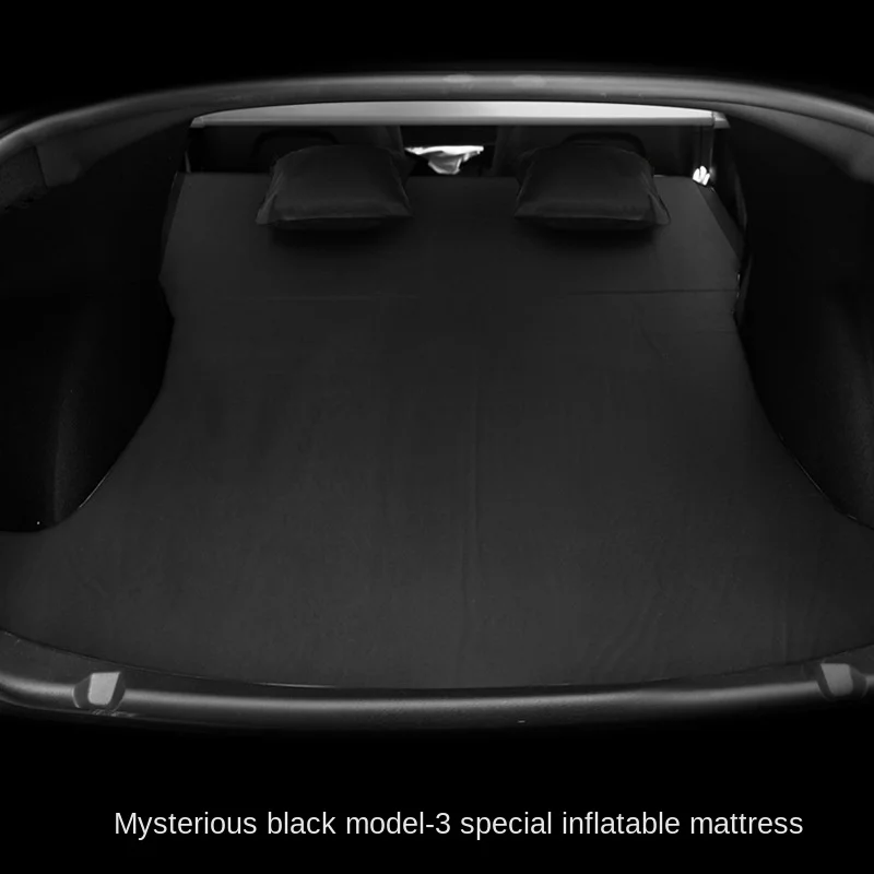 For Tesla Camping Kit Air Mattress Model 3 & Y Inflatable Suede Car Bed for Outdoor Travel and Sleep Rest Hiking