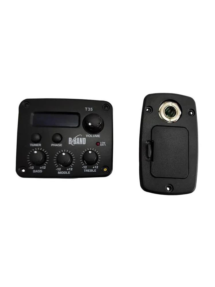 

New T35 Soundhole Piup for Acoustic Guitar Box with Tuner Wooden Classical Folk Guitar Piup Musical Instrument A...