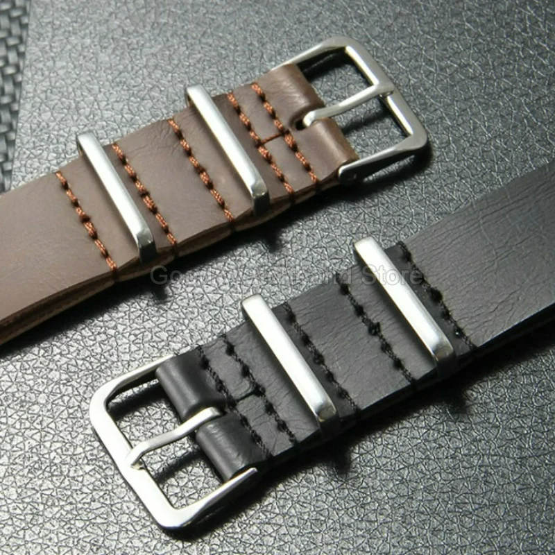 PU Leather Watch Strap Mild Skin-Friendly Waterproof 18 20 22mm for DW Casio IWC Breitling Citizen CK Universal Straight Lug view 4