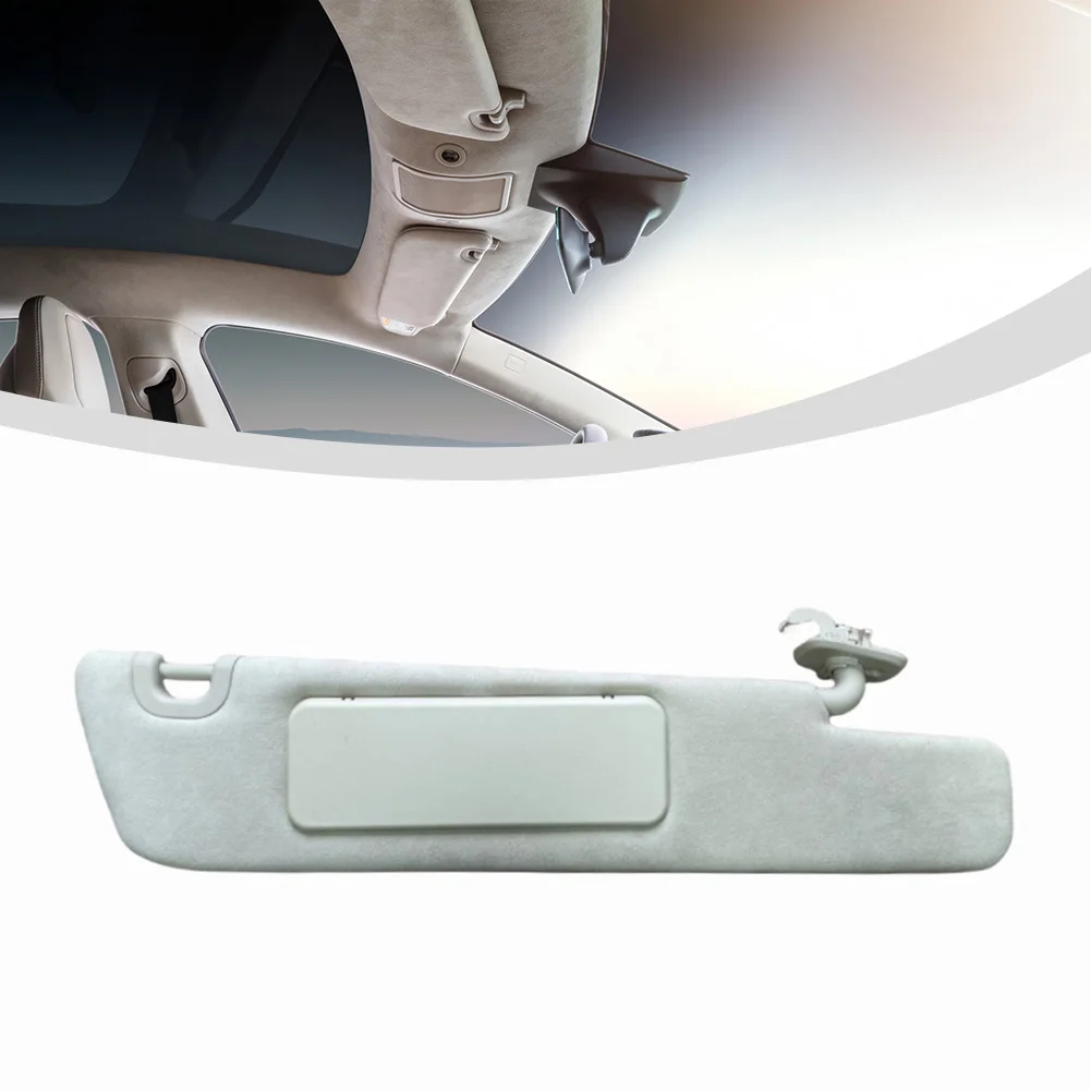 

Sun Visor Shade with Mirror for Tesla Model S Y 2012-2020 Provides Effective Sunlight Blocking and Improved Visual
