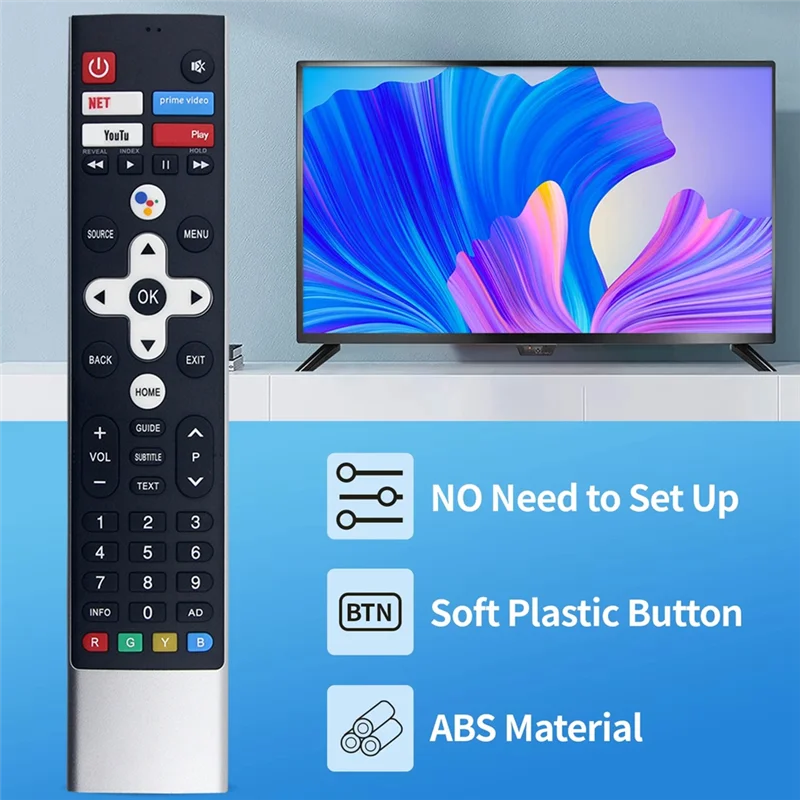 【Exclusive-Deal!】Voice Remote Control Replacement For Skyworth N030107-001475-001 TV N030107-001475-001