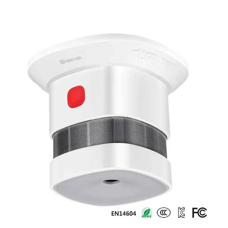 HEIMAN 스마트 홈 시스템 연기 감지기, 고감도 안전 방지 연기 센서, 2.4GHz