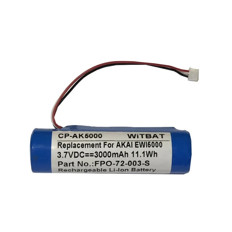 3000mAh Battery for AKAI EWI5000 EWI 5000 / EWI SOLO EWISOLO 3.7V FPO-72-003-S