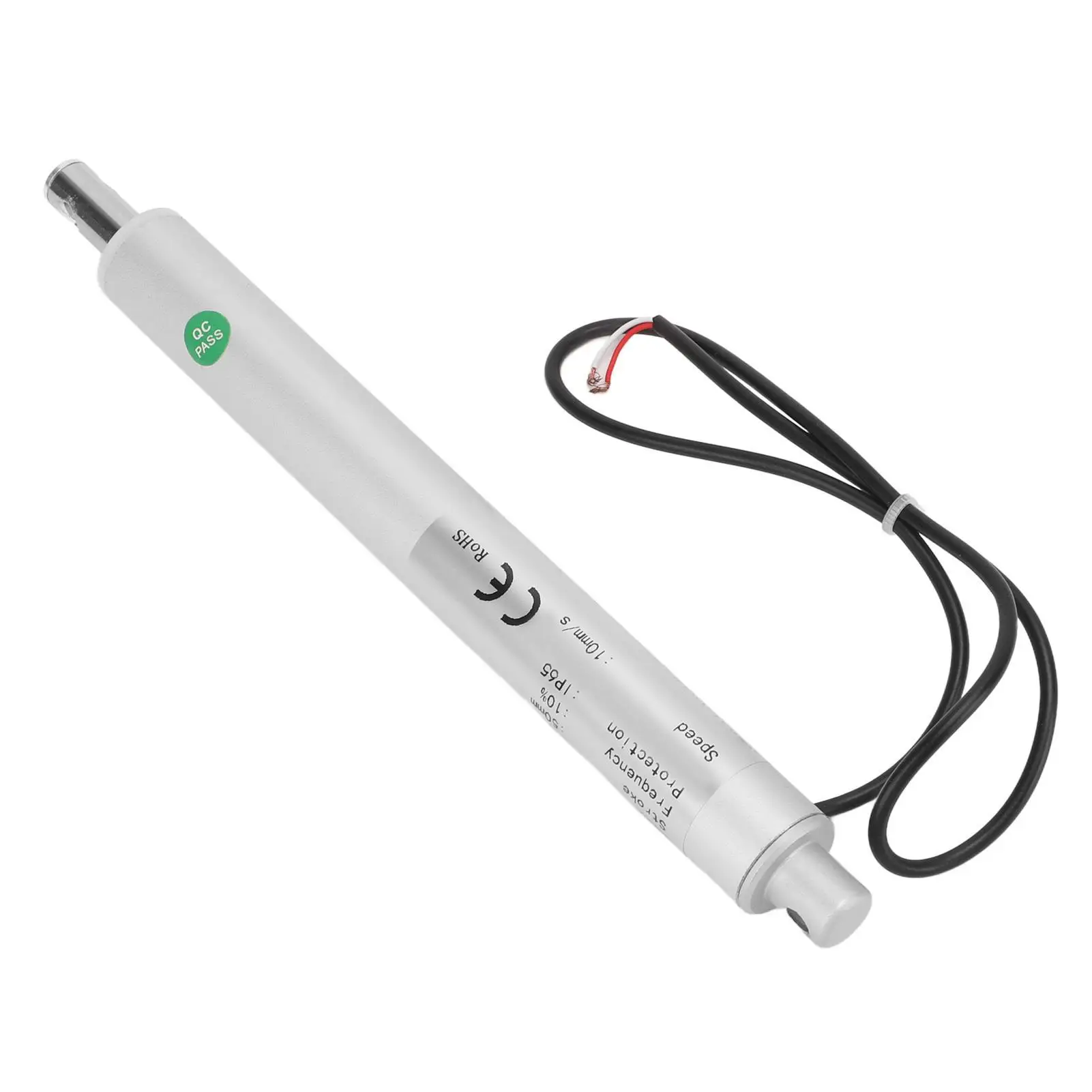 Mini DC Electric Linear Actuator 100N, 10mm/s Speed, 50mm Stroke, Micro Aluminum Alloy with Internal Limit Switch