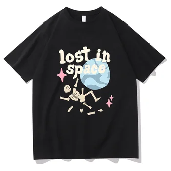 Lost In Space Planet เสื้อยืด Unisex ผู้หญิง Kawaii/น่ารัก100% ฝ้ายเสื้อฤดูร้อนปกติเสื้อกันหนาว Sense Of Design street