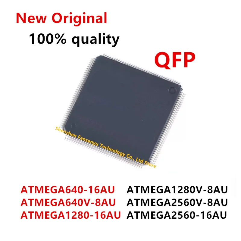 (1piece) 100% New ATMEGA640-16AU ATMEGA640V-8AU ATMEGA1280-16AU ATMEGA1280V-8AU ATMEGA2560V-8AU ATMEGA2560-16AU QFP Chipset