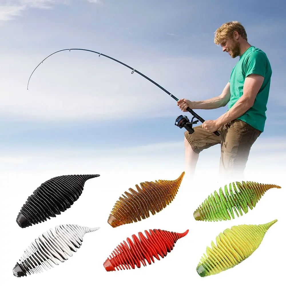 Durable Bellows Gill Fishing Lures Silicone Shrimp Type Artificial Bait Wear-resistant Fishing Equipment Bass Swimbait