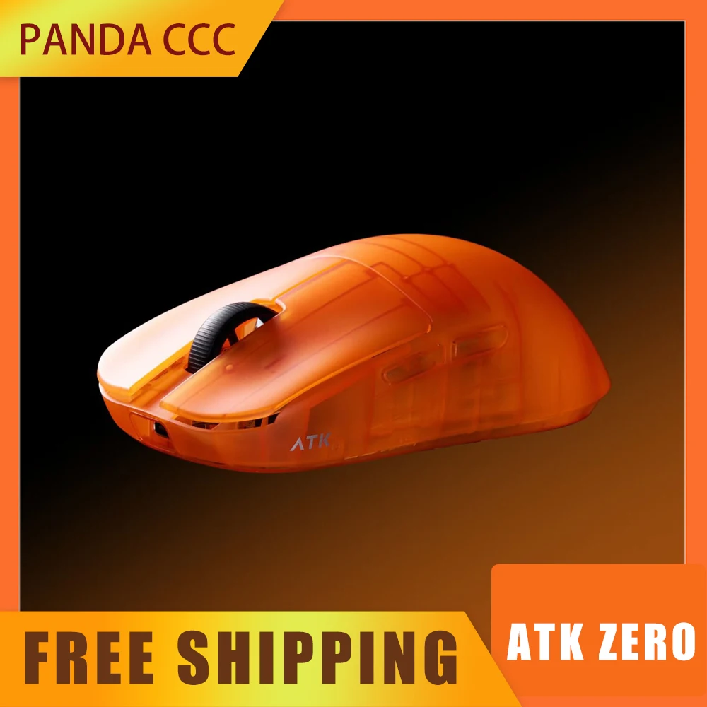 

Atk Zero Lightweight Gaming Mouse 39g Ergonomic Dual-Mode Wired/Wireless 8000hz Paw3950 Ultra For Esports Boy Gifts