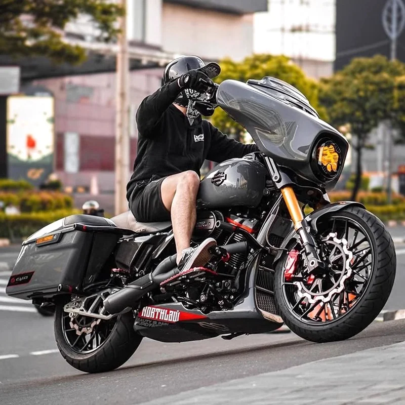 HD 121/117 بجولة دراجة نارية ألياف الكربون لوحة التزلج واقية محرك الحرس لوحة لأنظمة الجسم الإنزلاق الطريق أحدث