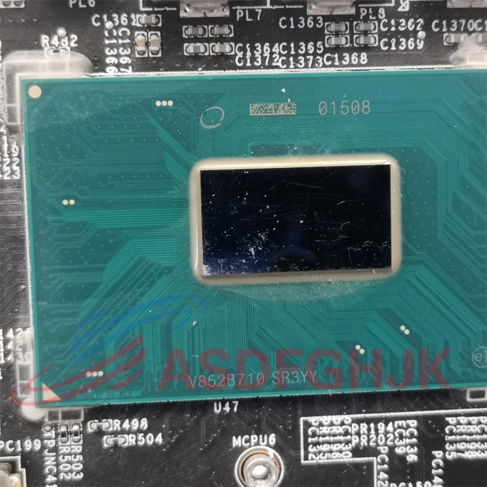 Imagem -02 - Placa-mãe para Laptop Mainboard Teste ok Ms16p7 Gl63 Ge63 Ge75 I78750h I7-9750h Gtx1660ti Rtx2060 Rtx2070 Ms-16p71