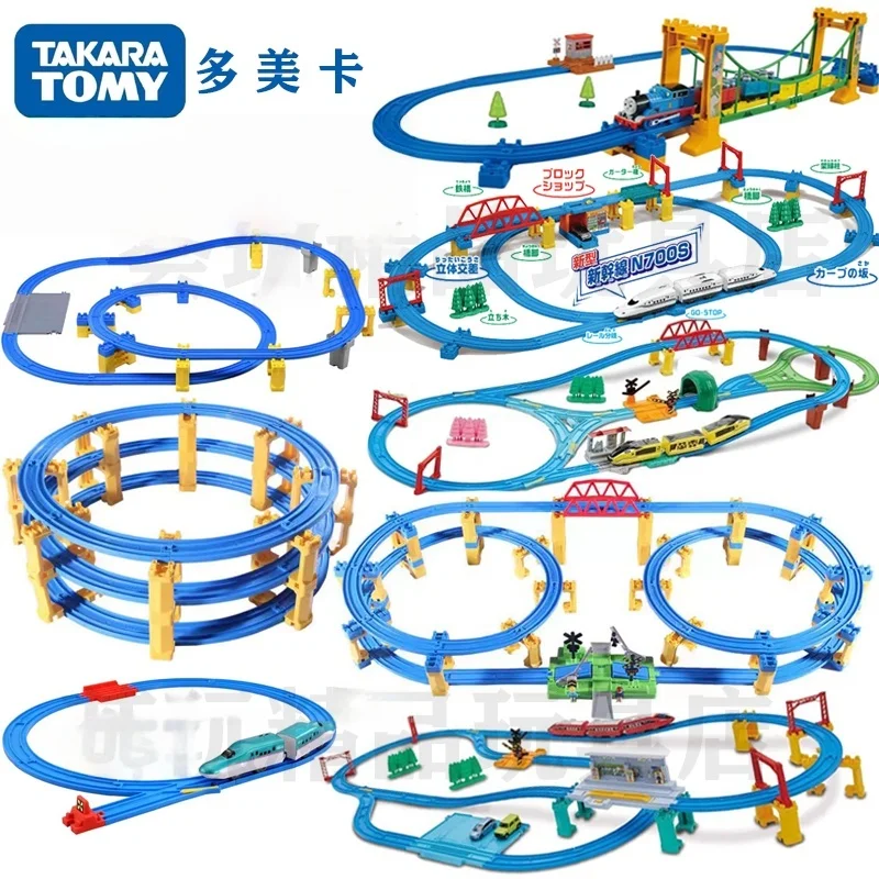 TAKARA TOMY Shinkansen elektrische trein hogesnelheidsspoorbaan scèneset, jongensspeelgoed, kinderfestival verjaardagscadeau - afbeelding 2