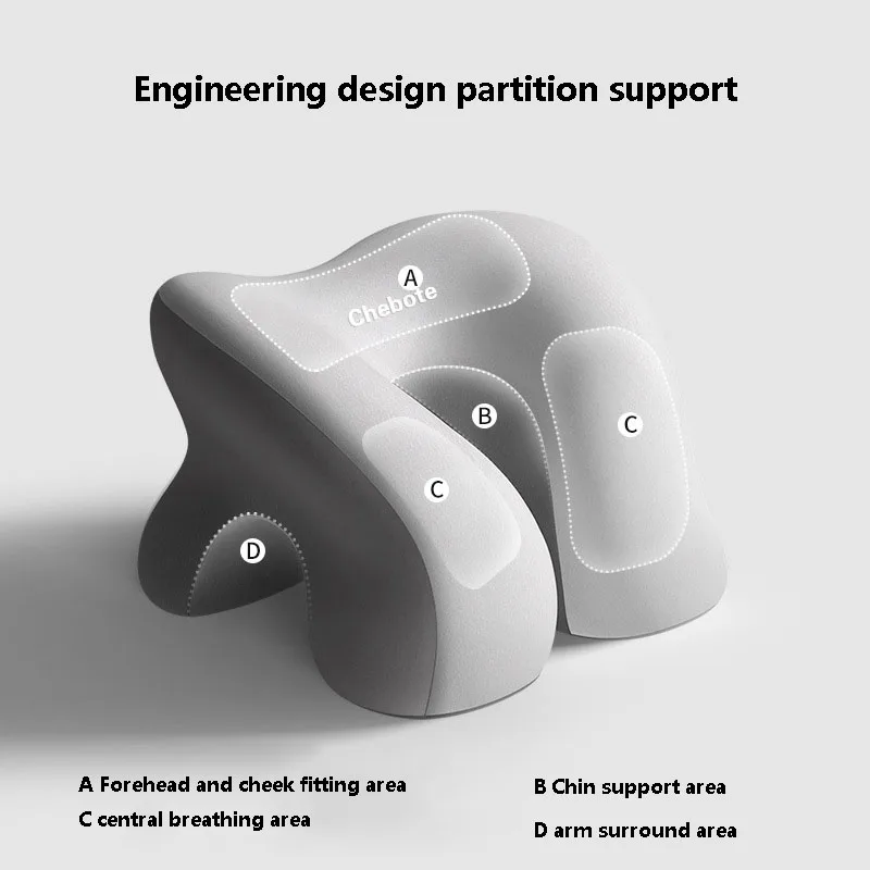 U Shape Travel Pillow Memory Foam Sleep Aid Airplane Car Nap Ergonomic Head Support Portable Neck Rest Flight Cushion