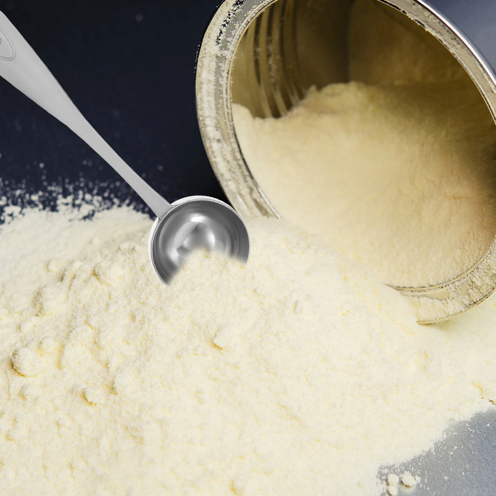 

2pcs 20Ml Stainless Steel Coffee Scoop Rust-Proof Kitchen Measuring Tool For Ground Coffee Tea Flour Protein Spice Liquid