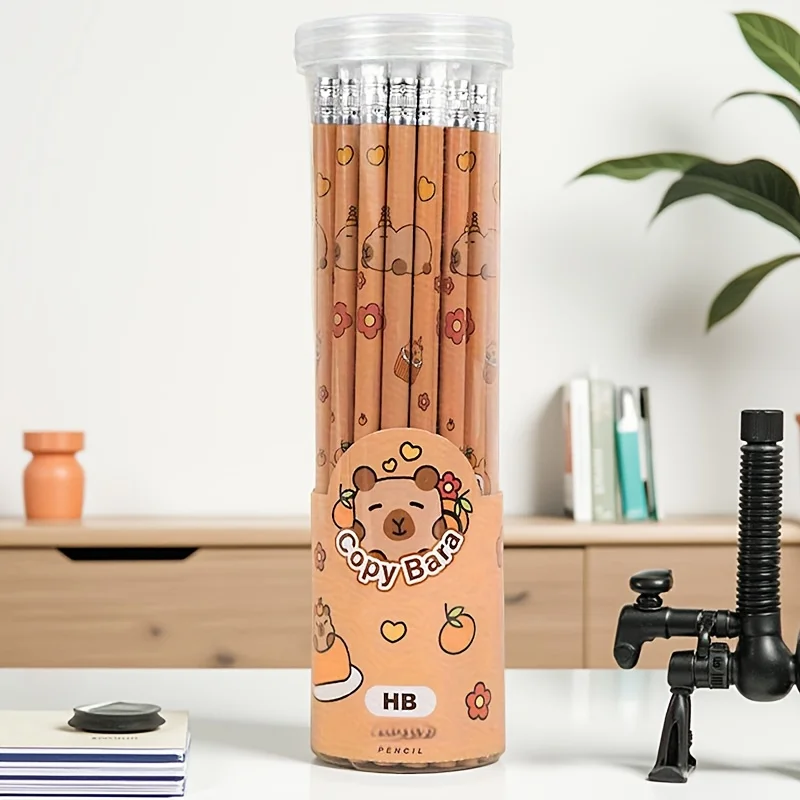 30 Stück Holzstifte, Capibala-Bleistifte, unverzichtbare Werkzeuge für Buchhaltung für Studenten und Illustratoren – Detail 3