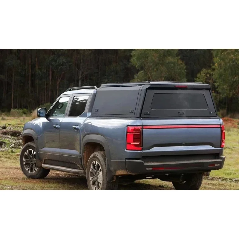Multifunctional Universal Aluminum HardTop Waterproof Pickup Bed Topper Canopy For Pickup Truck Aftermarket Exterior Accessories