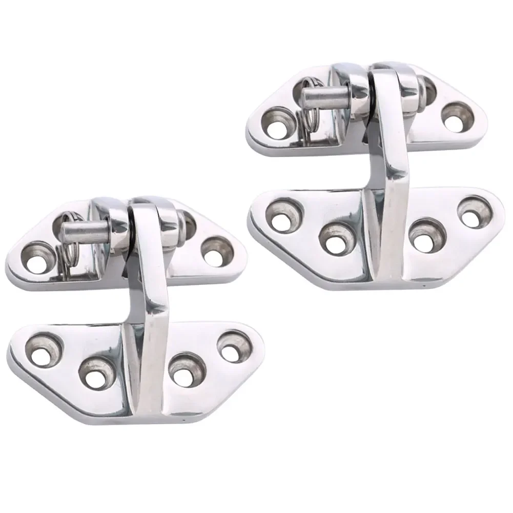 

2 Pack Heavy Duty Long Reach Marine Hinge Stainless Steel Marine Hinge with Screws Home Tools Hot Selling Accessories
