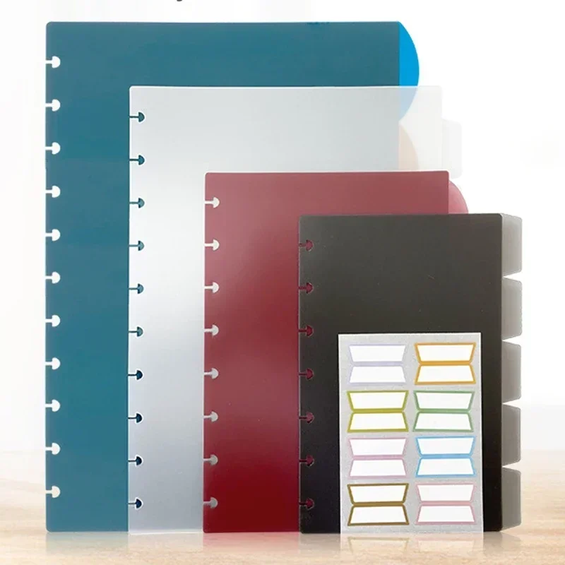 Candy Colors Letter Size DIY Notebooks Planner Cover/Index Set 2pcs(front+back) Diy Notebook Accessories Print Style 11  Holes