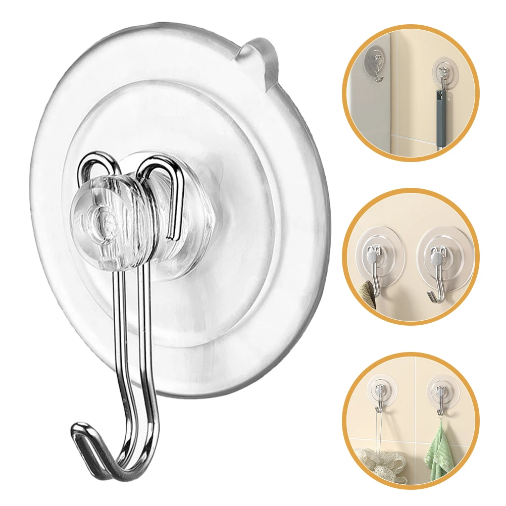 

15pcs Large Window Suction Cup Hooks Heavy Duty 45mm Bathroom Kitchen Wall Hat Storage Glass Window Organizer Hooks