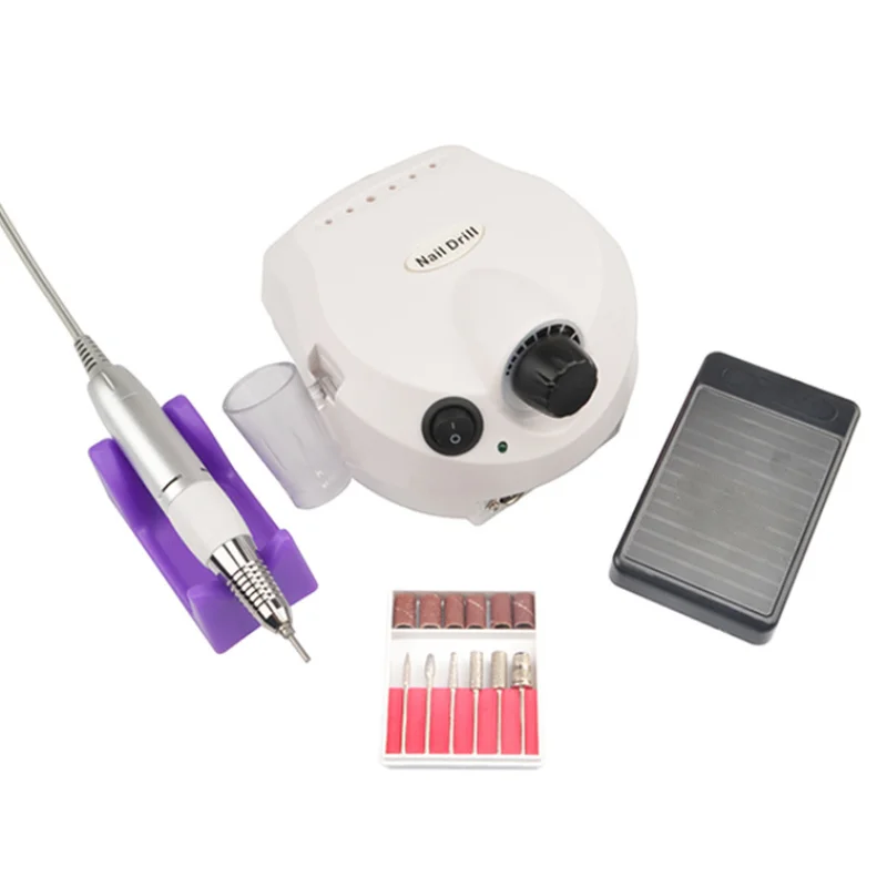 35000RPM Adjustable Nail Art Equipment Nail Shop Professional Brushless Motor Portable Jewelry Dental Drilling Polishing Machine