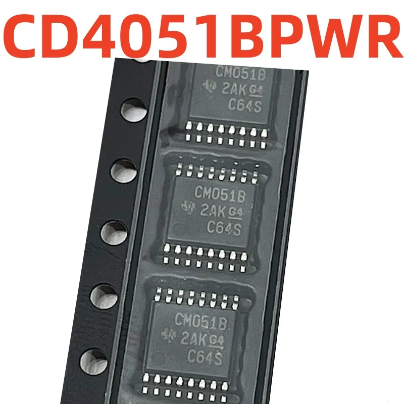 CD4051BPWR    screen printing   CM051B   100%new and original   Reuse chip