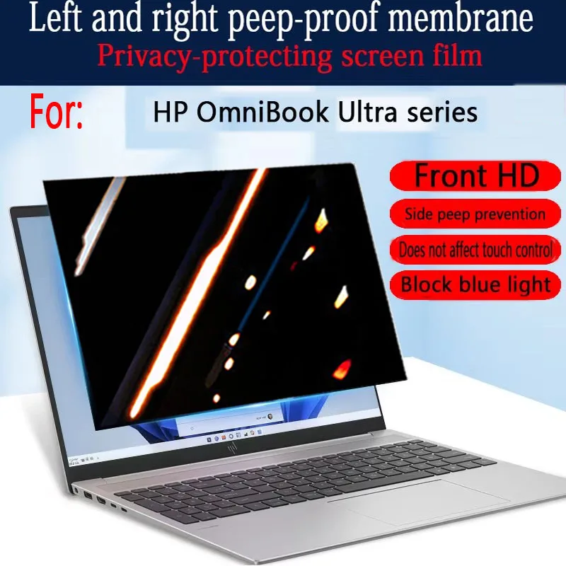 

For HP OmniBook Ultra 14t-kd/14-kd Anti-Peeping Film 14-kg/14-fd laptop privacy protection anti-peep film screen privacy film