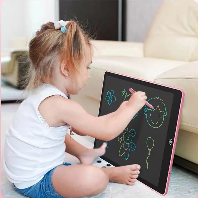 10/12/inch Colourful LCD Writing Tablet Drawing Board Kid Graffiti Sketchpad Toys Handwriting Blackboard Drawing Board Kids Toys