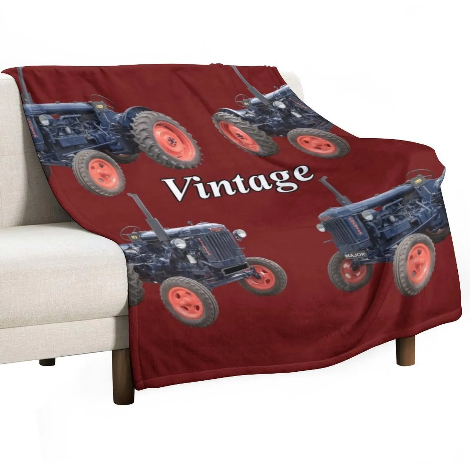 

Vintage tractor Throw Blanket Cozy Throw Blanket Birthday Gift for Him Her
