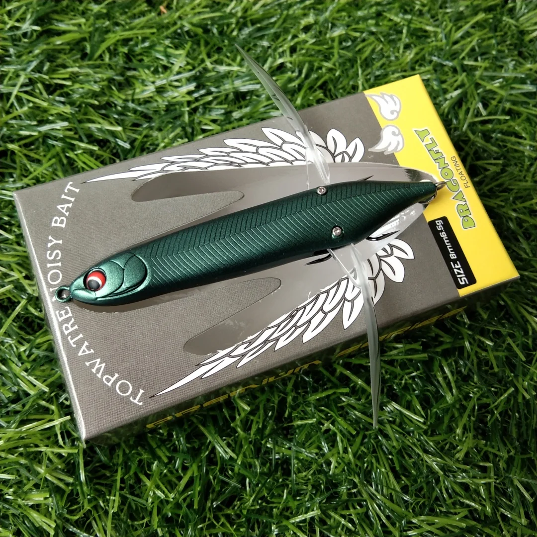Swolfy Señuelo libélula Topwater para lubina y lucio
