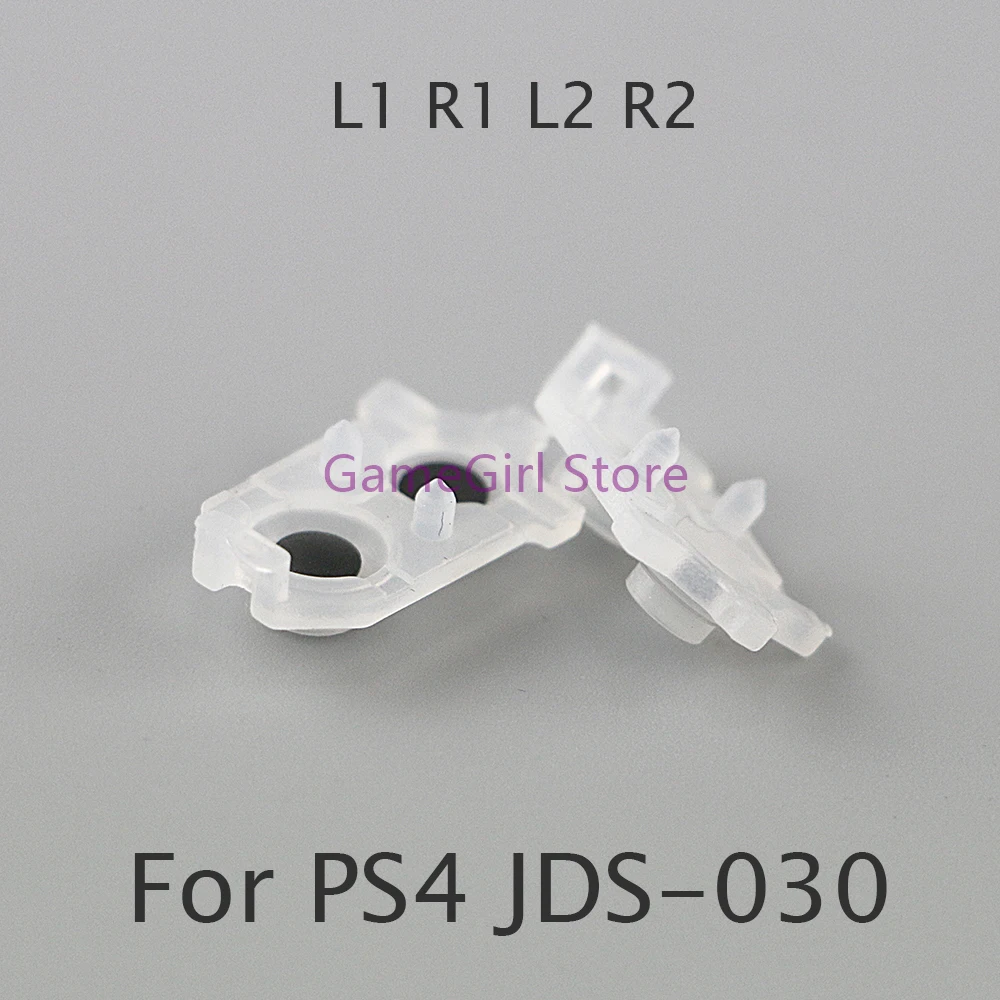 

10pcs For PlayStation 4 PS4 Controller JDS-030 JDM-030 L1 R1 L2 R2 Key Button Silicone Conductive Rubber Pad