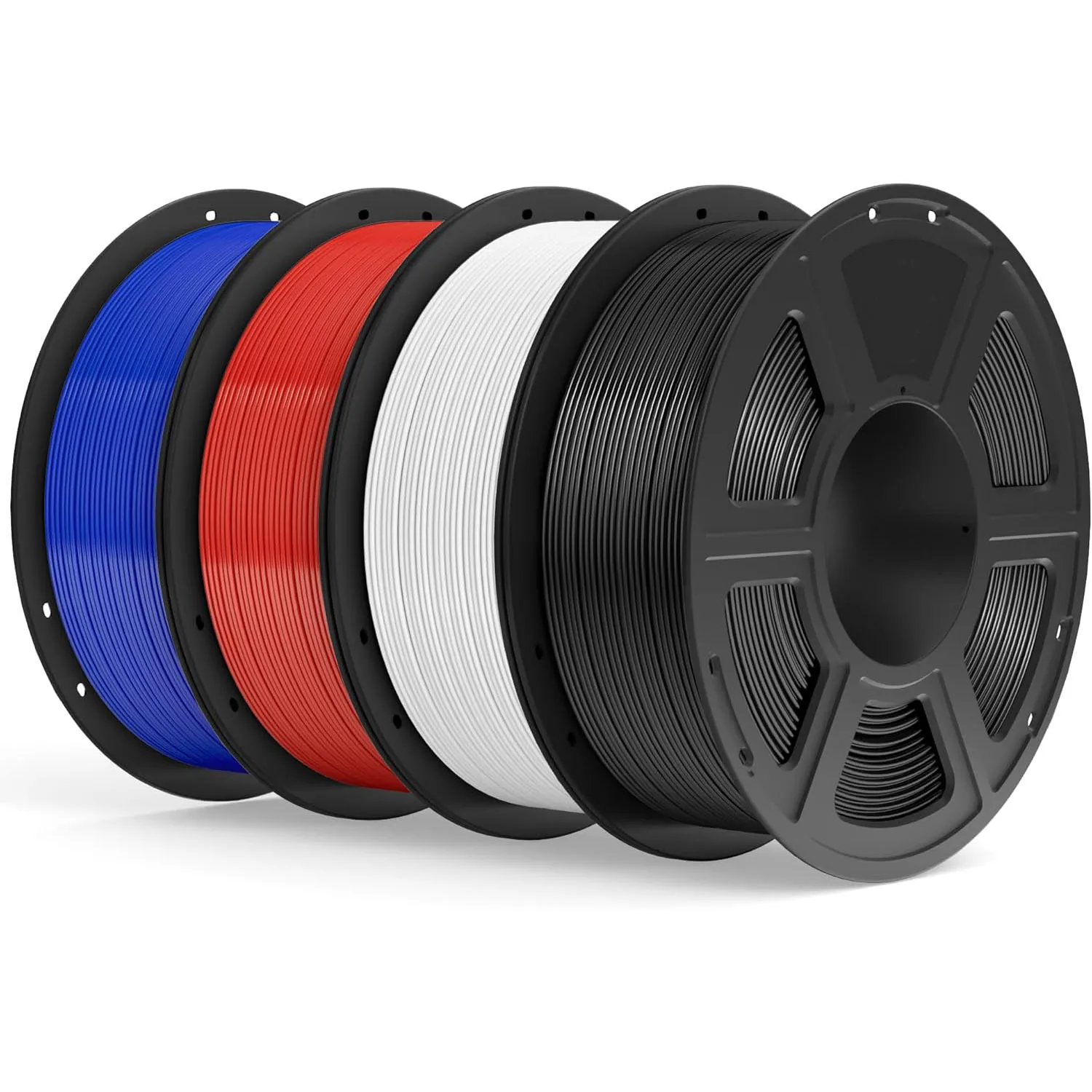 

Филамент для 3D-принтера TPU 1,75 мм, точность размеров +/- 0,02 мм, катушка 250 г, черный, белый, синий, красный