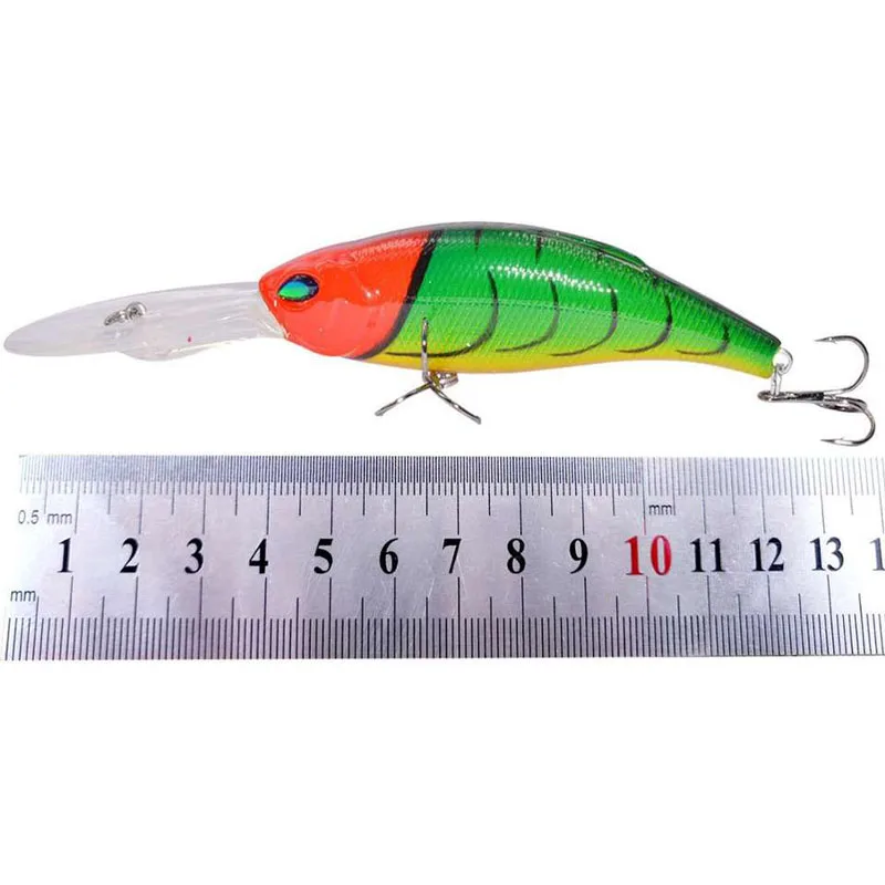 85mm 17g Long Casting Floating Minnow Fishing Lures Deep Diving Long Lip Crank Artificial Hard Bait Saltwater Bass Carp Swimbait