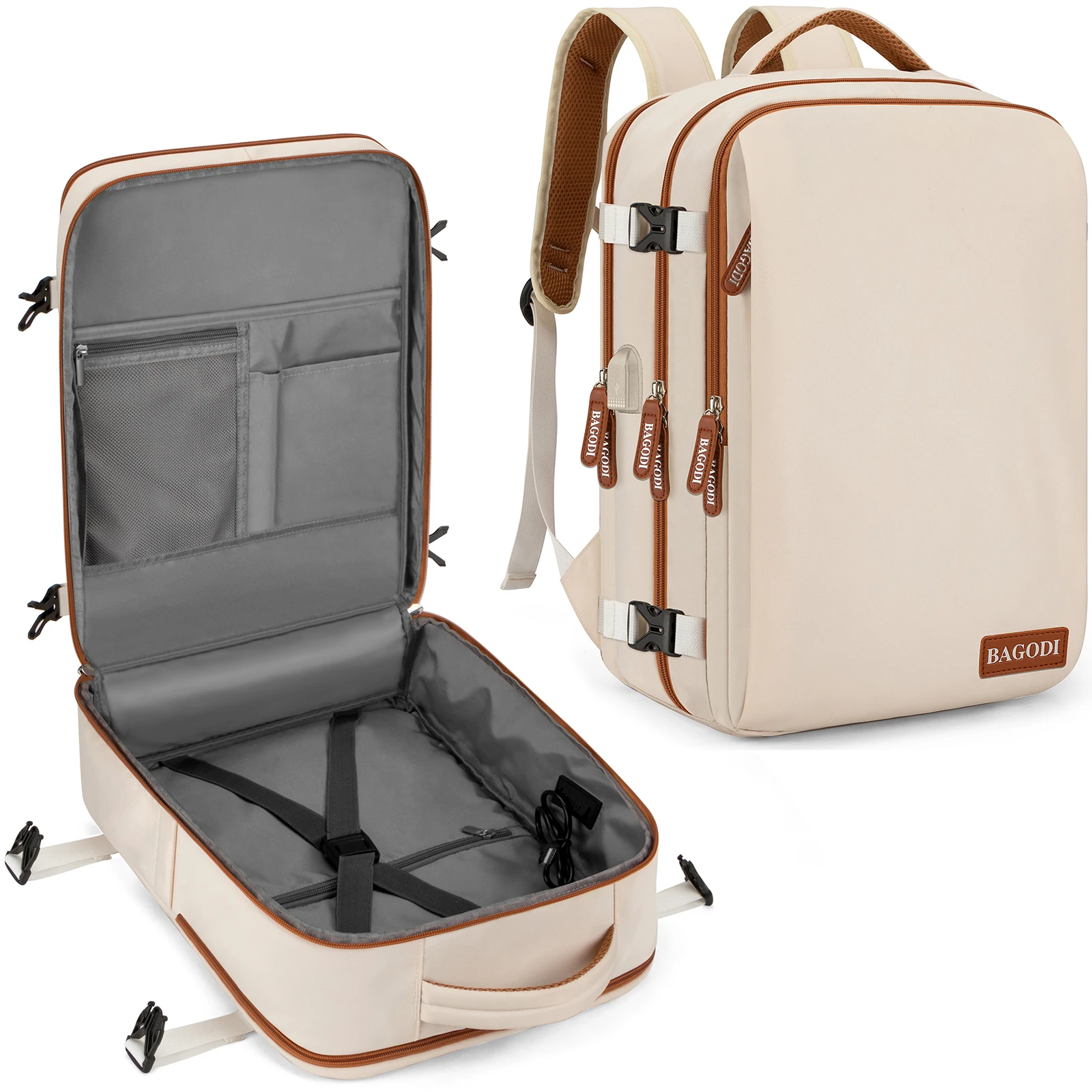 Airplane Travel Backpack For Women Laptop Bag Luggage Large Capacity Business Women's Bags Multifunctional Backpacks