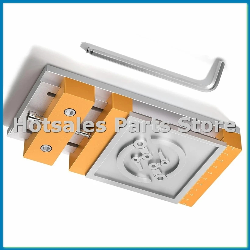 

CNC Vise Worktable for Desktop CNC Router Machines - 7.87x3.94Inch (20x10cm),136mm Clamping Range, for Woodworking-A57M