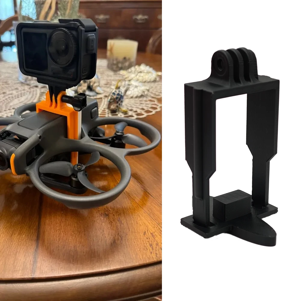 

For Dji Avata 2 Top Extension Bracket For Osmo Action Panoramic Sports Camera Mounting Fixing Adapter Holder Retrofit Accessory