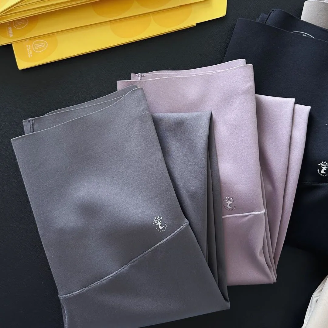 Anqi Ultra-Thin Egg Mask Yoga Pants High-Waist Slim-Fit Women's Summer Boting Pants High-Elastici  Sle