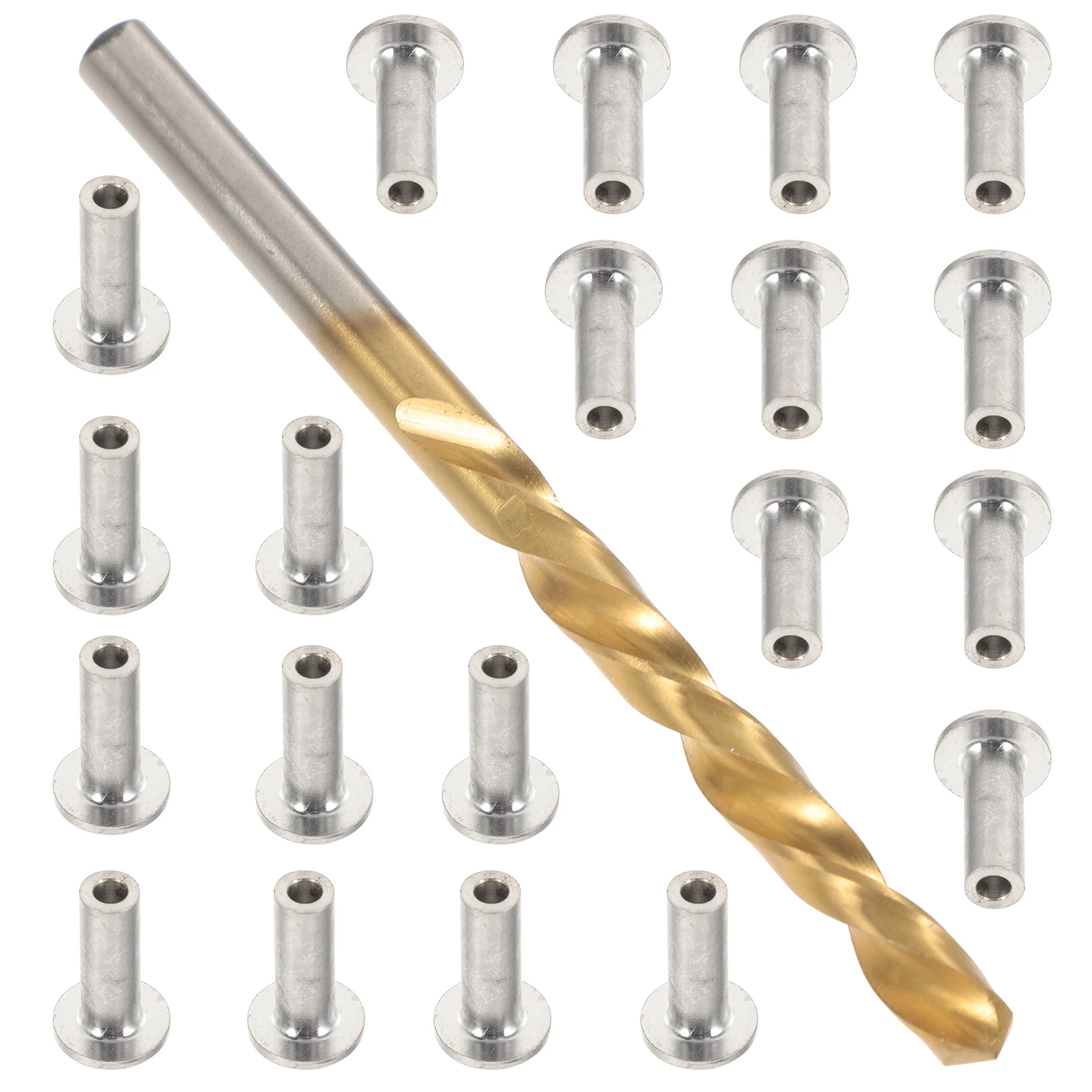 

1Set Cable Railing Protector Sleeve Stainless Steel DIY Cable Protector for Wood Posts Wire Rope Sleeves Hardware