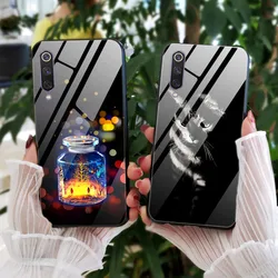 For Xiaomi Mi 9T Case 9TPro Luxury Tempered Glass Hard Back Cover For Xiaomi Mi 9T Phone Case Fundas Bumper For Xiaomi MI 9T Pro