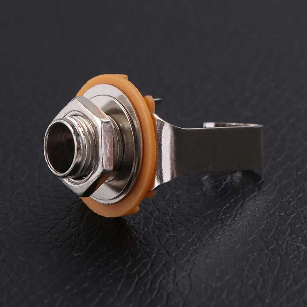 10pcs Plug Socket Electric Guitar Input Jack 1/4