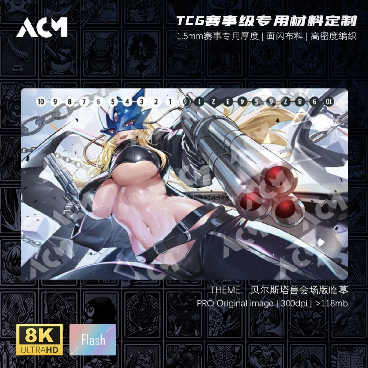 600x350mm Digimon Beelstarrmon Single Player Battle Face Flash Playmat 1.5mmNoSeamEdge Rubber Board Game Card Mat Mouse Pad Toy